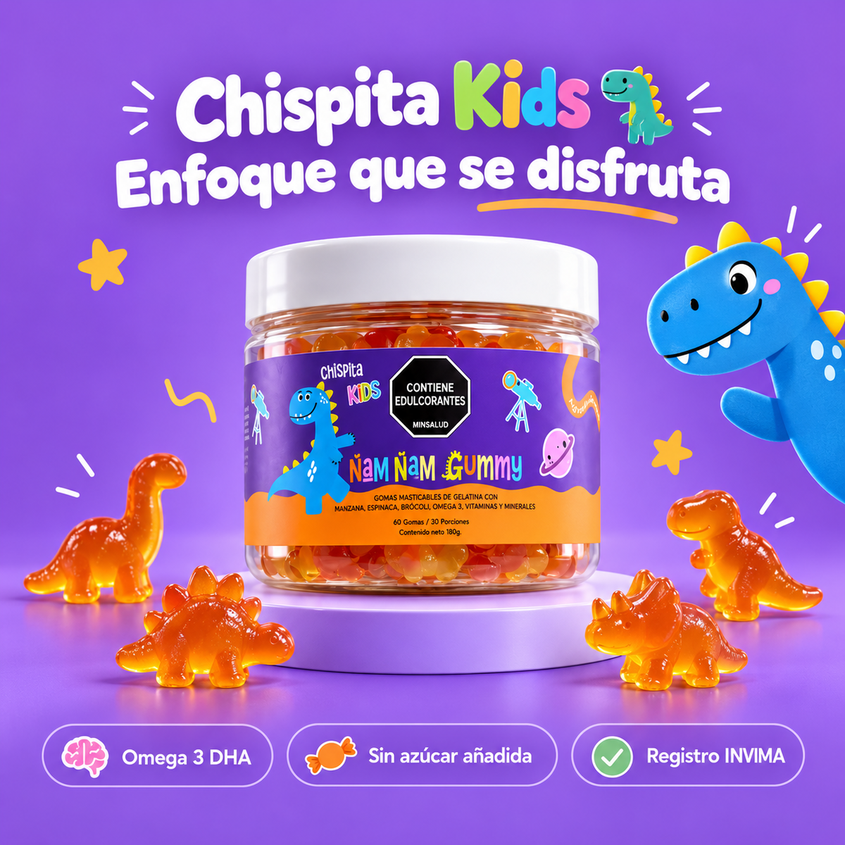 Chispita - 60 Dinogomitas
