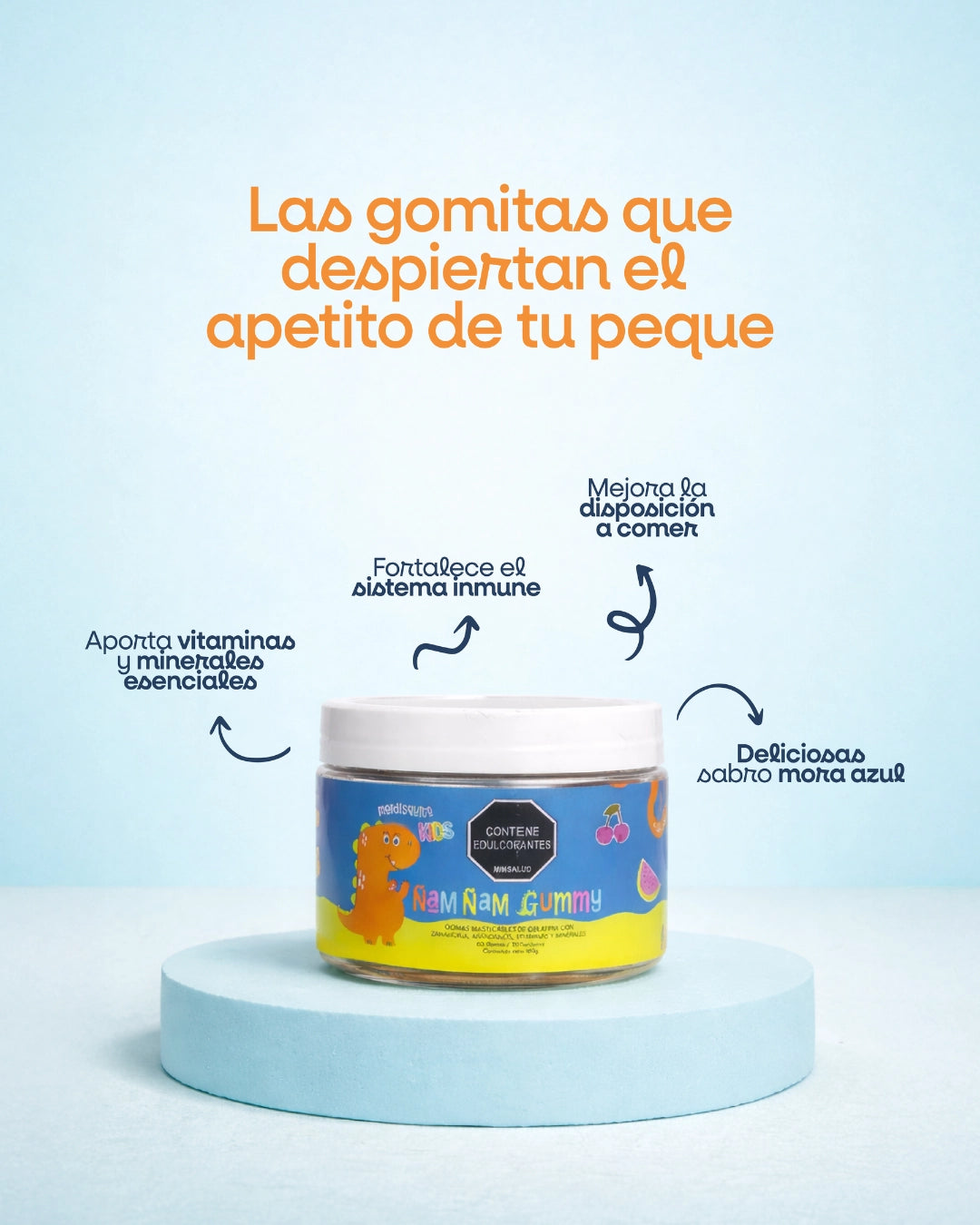 Mordisquito Kids – Gomitas Funcionales para el Apetito Infantil