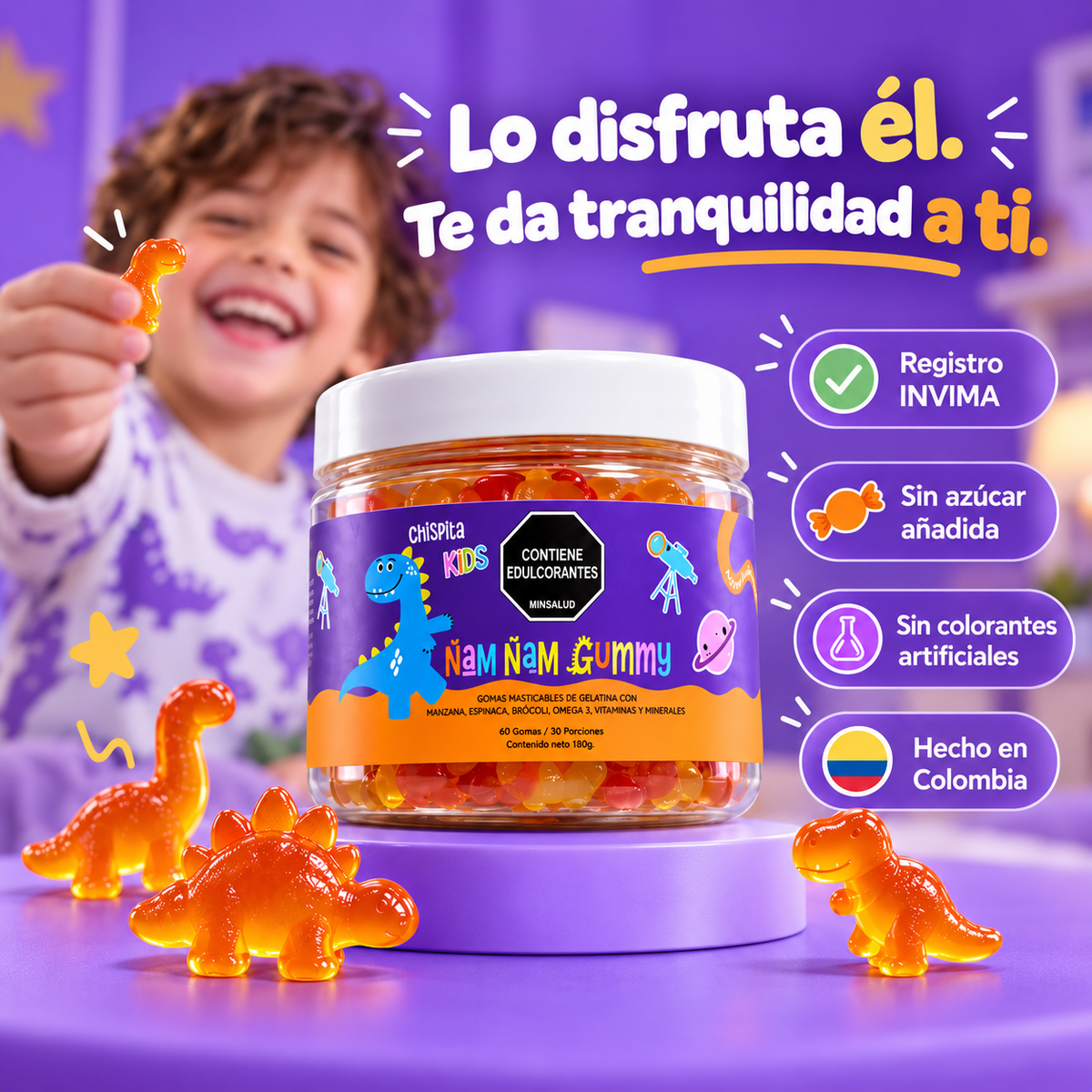 Chispita - 60 Dinogomitas