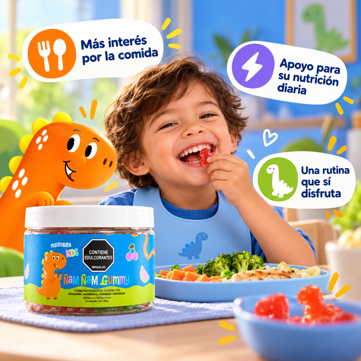 Mordisquito - 60 Dinogomitas