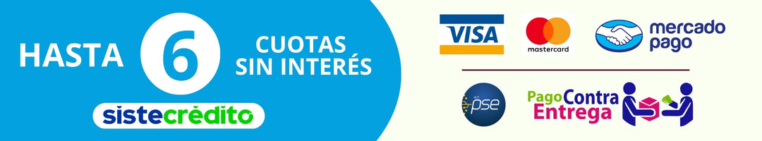 Métodos de pago disponibles