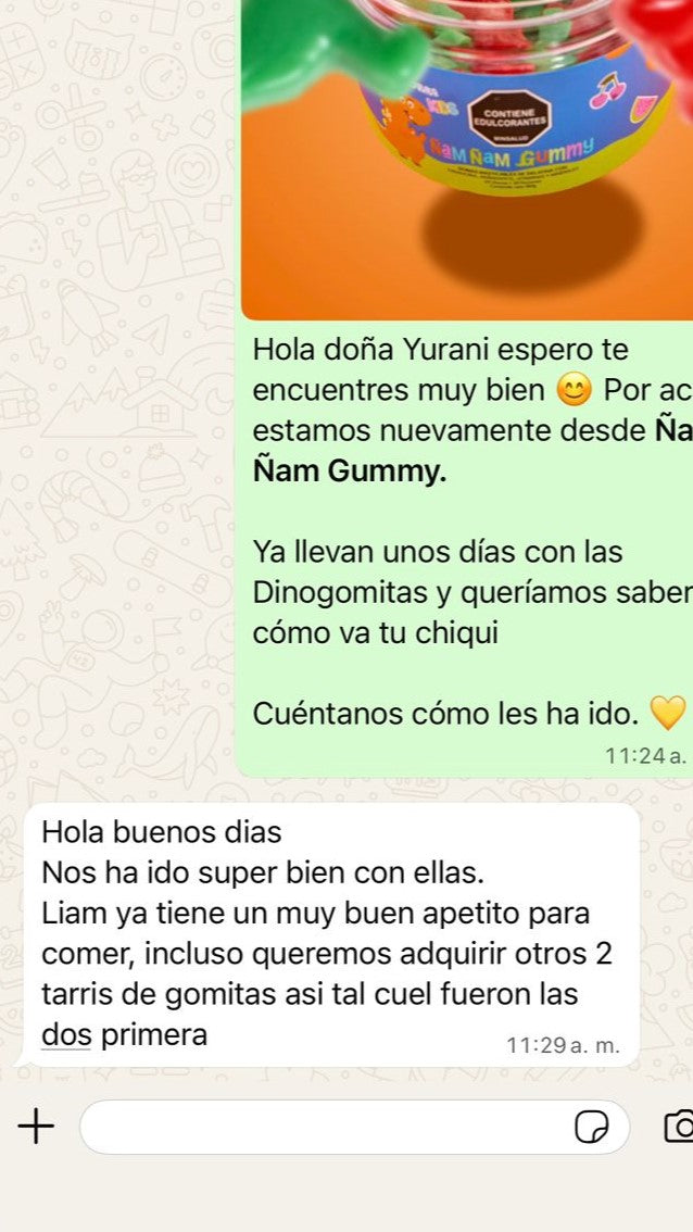 Mordisquito - La dinogomita que apoya el apetito y la nutrición de tu peque